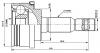 CV Joint Kit:43410-10070