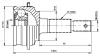 CV Joint Kit:43410-87717