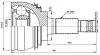CV Joint Kit:43410-06090
