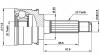 CV Joint Kit:44102-80E21