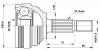 CV Joint Kit:82 00 264 664