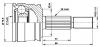 CV Joint Kit:A454 330 11 01
