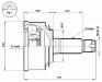  CV Joint Kit:44014-SCA-E01