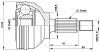 CV Joint Kit:82 00 467 679