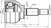 CV Joint Kit:82 00 169 176