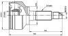 CV Joint Kit:49591-3E000