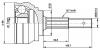 CV Joint Kit:39101-63Y01