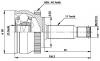 CV Joint Kit:49501-2E400