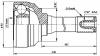CV Joint Kit:AEU2522
