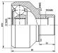 CV Joint Kit:RTC5843